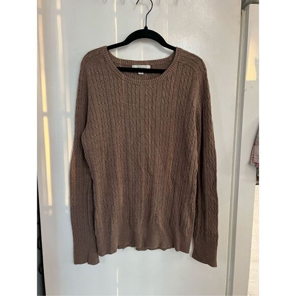 Merona Tan Pullover Sweater Woman’s Size XL - Picture 1 of 5